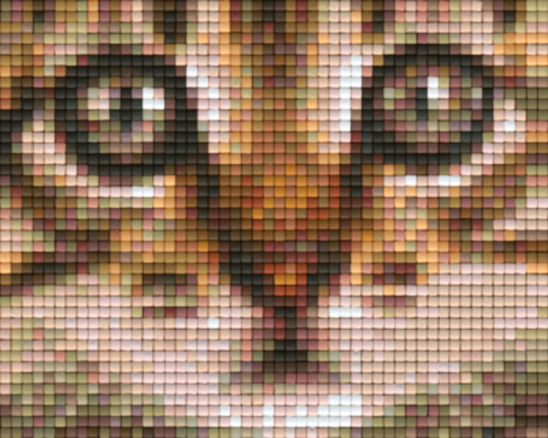 Realistic Kitten Staring One [1] Baseplate PixelHobby Mini-mosaic Art Kit image 0